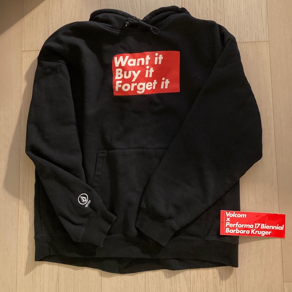 Barbara KrugerxVolcomxPerforma17 Hoodie Sweatshirt